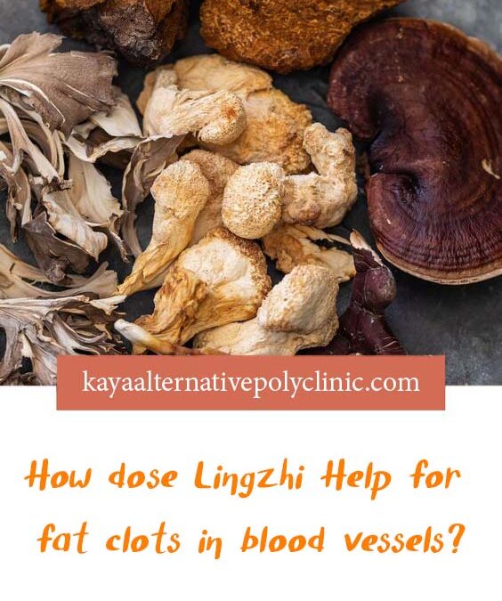 Fat clots in blood vessels